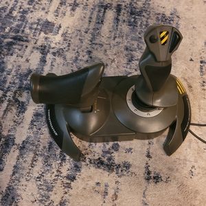 Vintage Thrustmaster Top Gun Afterburner II Joystick and Throttle